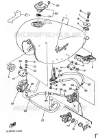 BENZINE TANK voor Yamaha XV250 1994