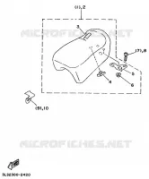 ALTERNATIEF ZADEL voor Yamaha XV250 1994