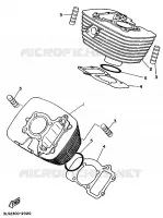 CILINDER voor Yamaha XV250 1994