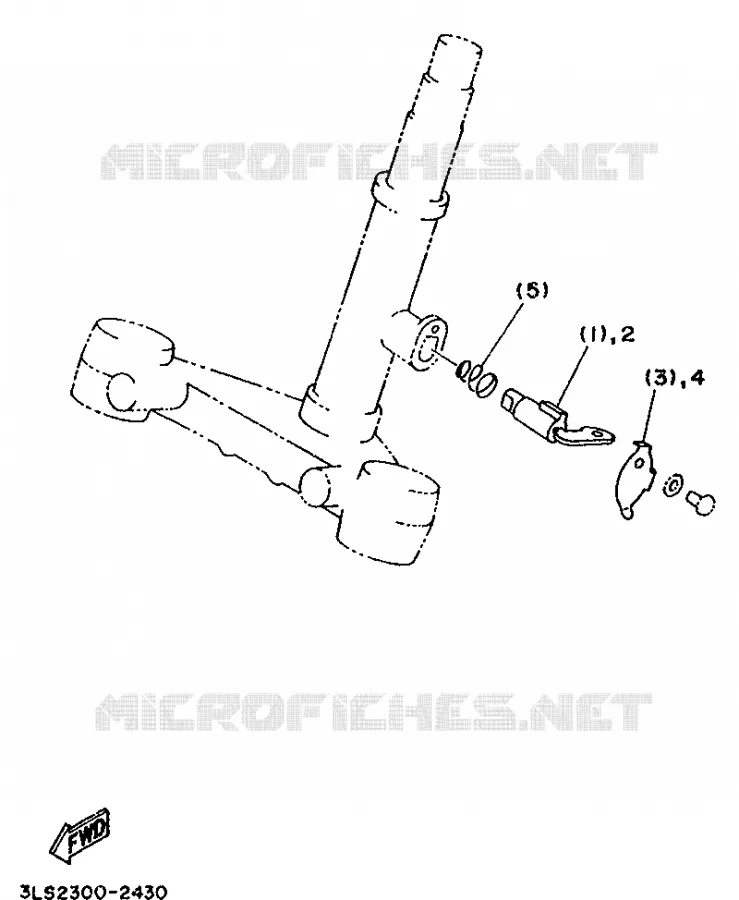 ALTERNATIEF VOORVORK Yamaha MOTO 250 1994 VIRAGO  XV250