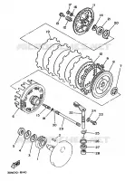 STARTMOTOR KOPPELINGS voor Yamaha XV250 1994