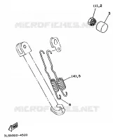 OPTIONELE ONDERDELEN   CHASSIS voor Yamaha XV250 1994