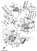 CILINDERKOP voor Yamaha XV250 1995