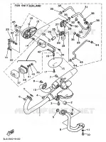 UITLAAT voor Yamaha XV250 1995