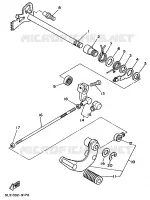 SCHAKEL STANG / PEDAAL voor Yamaha XV250 1995