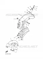 SPATBORD voor Yamaha XV250 1995