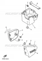 KUIPDEEL DEKSEL   OLIE RESERVOIR voor Yamaha XV250 1995