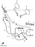 STUUR / KABEL voor Yamaha XV250 1995