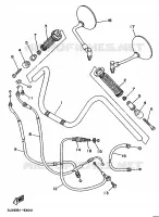 STUUR / KABEL voor Yamaha XV250 1995