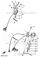 STUURSCHAKELAAR / HEVEL voor Yamaha XV250 1995