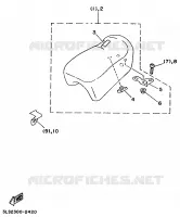 ALTERNATIEF ZADEL voor Yamaha XV250 1995