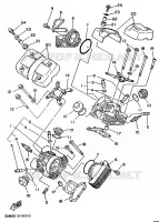 CILINDERKOP voor Yamaha XV250 1996