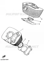 CILINDER voor Yamaha XV250 1996