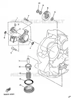 OLIEPOMP voor Yamaha XV250 1996