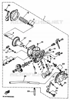CARBURATEUR  voor Yamaha XV250 1996