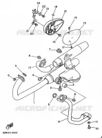 UITLAAT voor Yamaha XV250 1996
