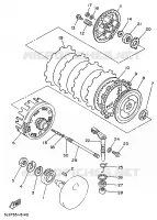 STARTMOTOR KOPPELINGS voor Yamaha XV250 1996