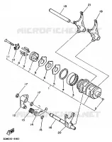 SCHAKELWALS / VORKEN voor Yamaha XV250 1996