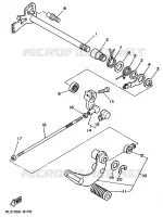 SCHAKEL STANG / PEDAAL voor Yamaha XV250 1996