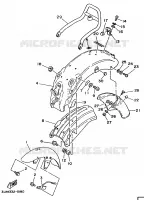 SPATBORD voor Yamaha XV250 1996