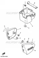ZIJKUIPDEEL voor Yamaha XV250 1996