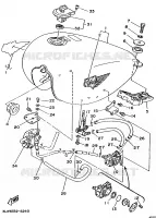 BENZINE TANK voor Yamaha XV250 1996