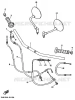 STUUR / KABEL voor Yamaha XV250 1996