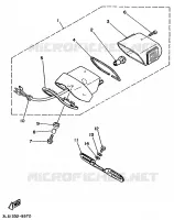 ACHTERLICHT voor Yamaha XV250 1996