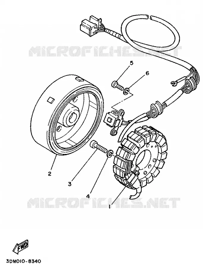 DYNAMO Yamaha MOTO 250 1996 VIRAGO  XV250