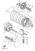 STARTMOTOR KOPPELINGS voor Yamaha XV250 (15.5KW) 1992