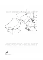SELLE voor Yamaha XV250 (15.5KW) 1992