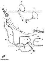 STUUR / KABEL voor Yamaha XV250L 1994