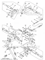 STANDAARD / VOETSTEUN voor Yamaha XV250S 1997
