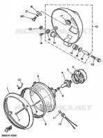 ALTERNATIEF KOPLAMP voor Yamaha XV250S 1997