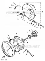 KOPLAMP voor Yamaha XV250S 1997