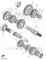 TRANSMISSIE voor Yamaha XV535 1989