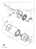 STARTMOTOR voor Yamaha XV535 1989