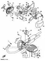 UITLAAT voor Yamaha XV535 1989