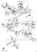 STANDAARD / VOETSTEUN voor Yamaha XV535 1989