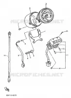 TELLERSET voor Yamaha XV535 1989
