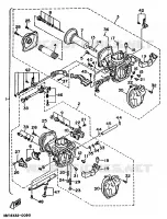 CARBURATEUR  voor Yamaha XV535 1990