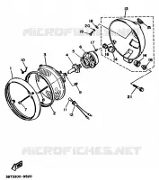 KOPLAMP voor Yamaha XV535 1990