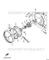 OPTIONELE ONDERDELEN   CHASSIS voor Yamaha XV535 1990