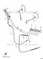 OPTIONELE ONDERDELEN   CHASSIS voor Yamaha XV535 1990
