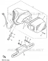 ACHTERLICHT voor Yamaha XV535 1990