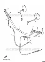 OPTIONELE ONDERDELEN   CHASSIS voor Yamaha XV535 1990