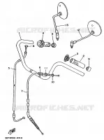 STUUR / KABEL voor Yamaha XV535 1993