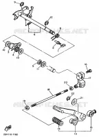 SCHAKEL STANG / PEDAAL voor Yamaha XV535 1994