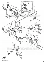 STANDAARD / VOETSTEUN voor Yamaha XV535 1994
