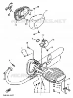 UITLAAT voor Yamaha XV535 1997